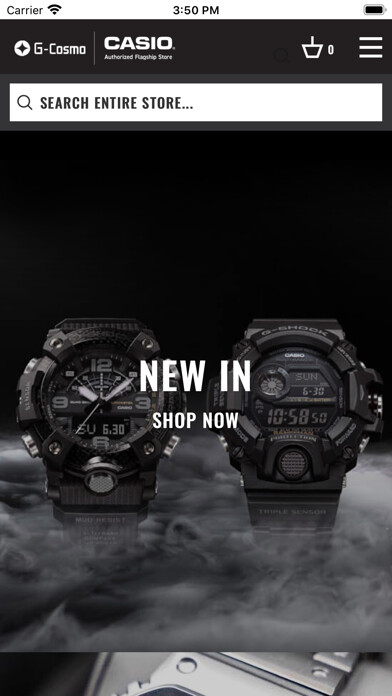 Emulate iPhone app [지코스모]G-SHOCK스토어 using MyAndroid